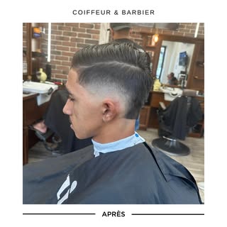 Fondu et contour net — Lui Coiffeur Draguignan