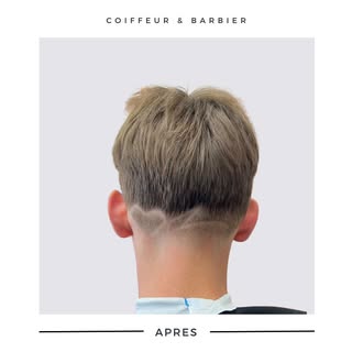 Dégradé homme réalisé chez Lui Coiffeur Draguignan
